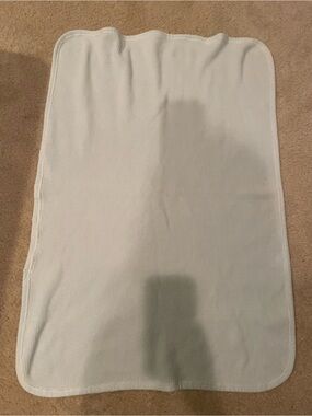 Light blue baby blanket